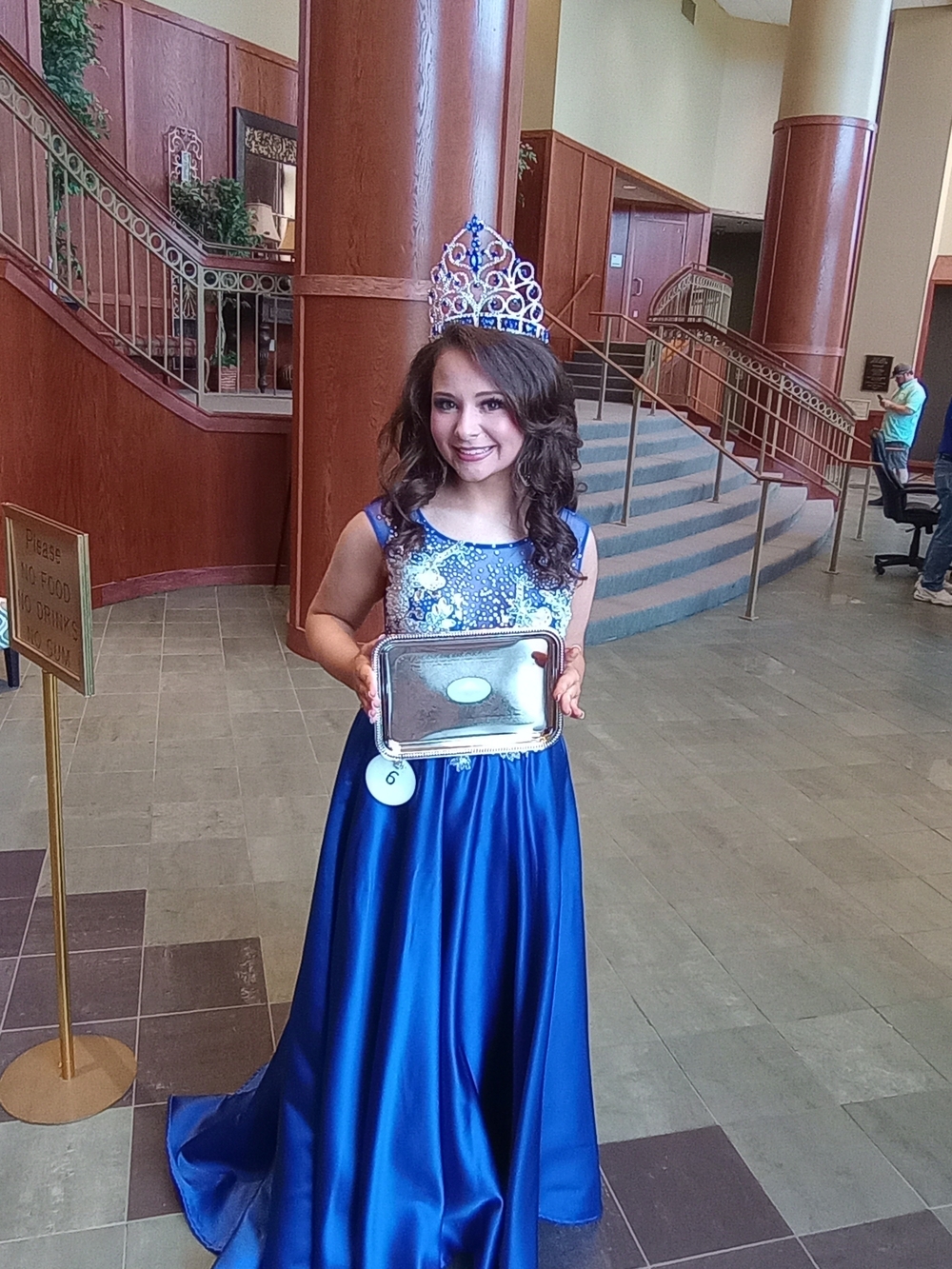 Royal Blue Vienna Prom or Pageant Formal Sz. 4 (Fits Like A Size 2) With Pockets